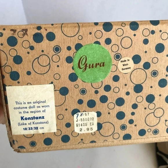 Gura Lake of Konstanz Doll West Germany 1950’s 12” - Picture 2 of 12